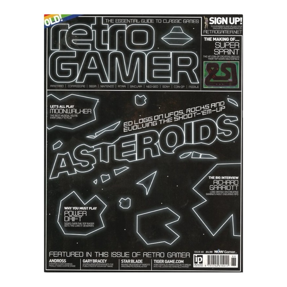 ISSUE 68 RETRO GAMER MAGAZINE - PRE-OWNED CONDITION